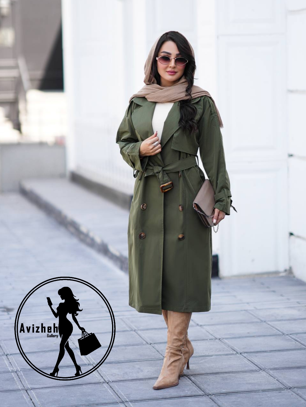 ترنچ کت بارانی زنانه
