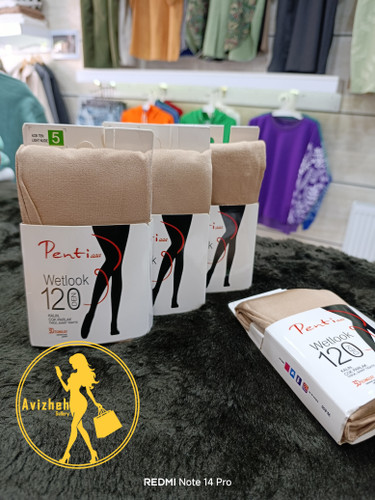 جوراب شلواری پنتی زنانه تراکم ۱۲۰ رنگ کرم