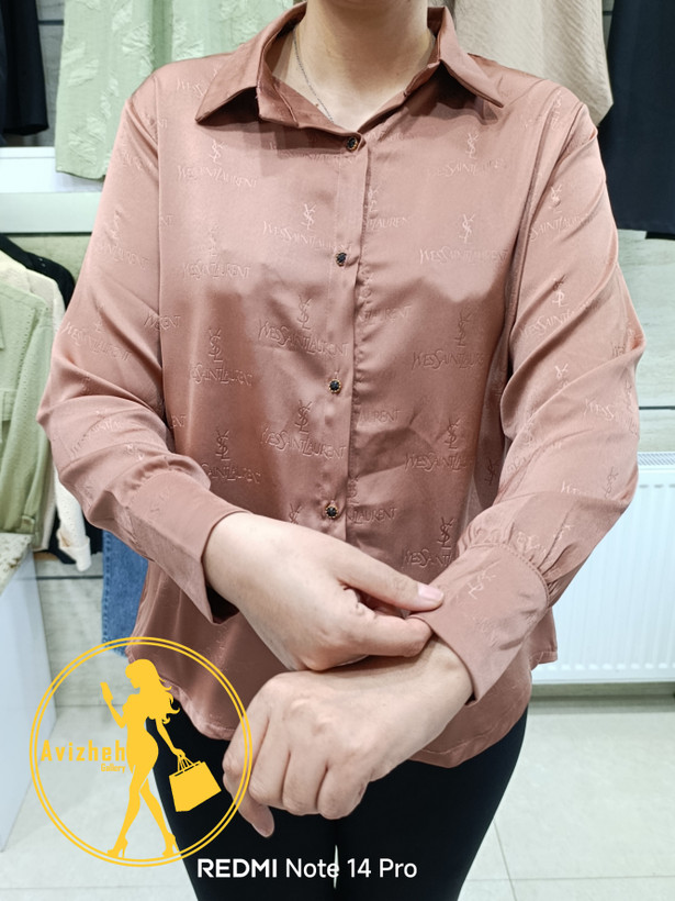 شومیز ساتن مجلسی زنانه