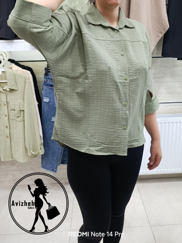 شومیز شانتون ژاکارد زنانه